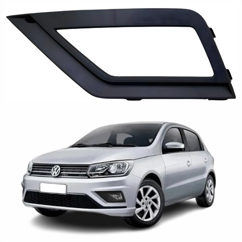 Grade Parachoque Vw Gol G8 2018 Até 2023 Com Furo Lado Esquerdo Motorista