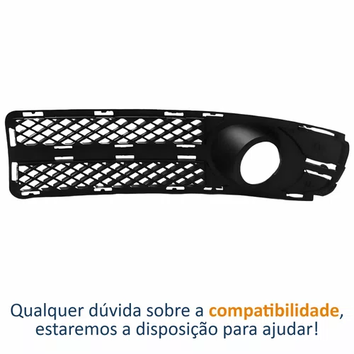 Grade Parachoque Vw Saveiro G3 2003 2004 2005 Com Furo Fase 2 Lado Direito Passageiro