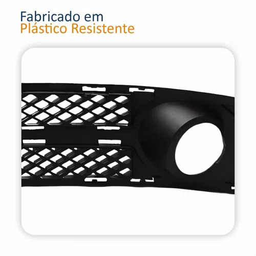Grade Parachoque Vw Saveiro G3 2003 2004 2005 Com Furo Fase 2 Lado Direito Passageiro