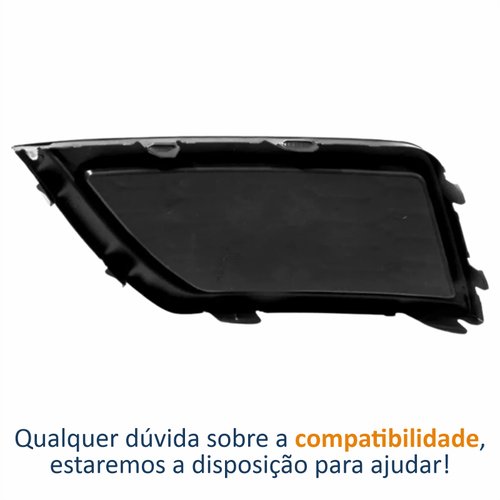 Grade Parachoque Vw Saveiro G7 2017 Até 2023 Sem Furo Lado Direito Passageiro
