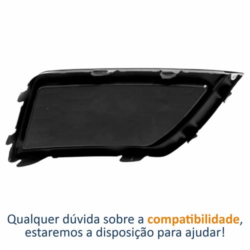 Grade Parachoque Vw Voyage G8 2018 Até 2023 Sem Furo Lado Esquerdo Motorista