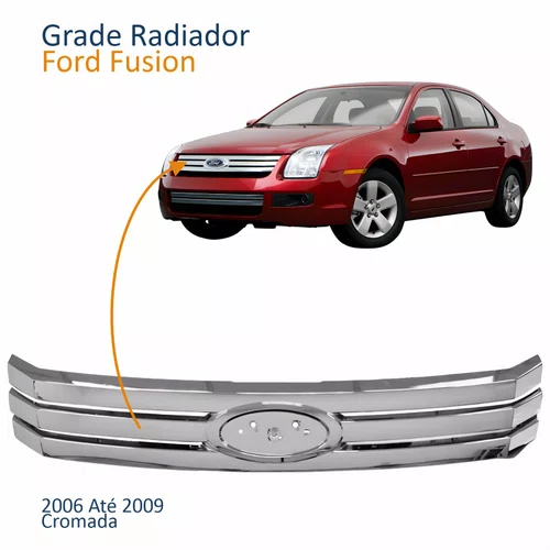 Grade Radiador Ford Fusion 2006 2007 2008 2009 Cromada