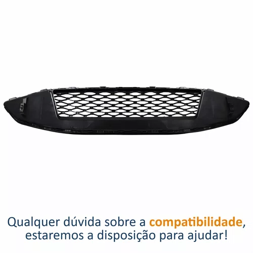 Grade Radiador Ford Fusion 2017 2018 2019 Com Friso Cromado Colmeia