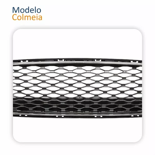 Grade Radiador Ford Fusion 2017 2018 2019 Com Friso Cromado Colmeia
