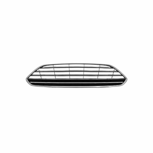Grade Radiador Ford New Fiesta 2014 2015 2016 2017 2018 com Friso Cinza