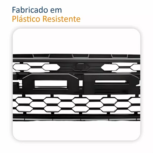 Grade Radiador Ford Ranger Raptor 2024 2025 Com Emblema Com Furo Câmera