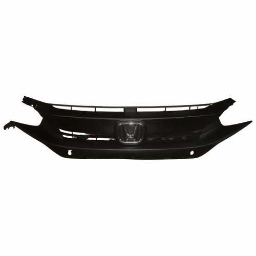 Grade Radiador Honda Civic 2017 Até 2020 Com Moldura Preta Com Furo