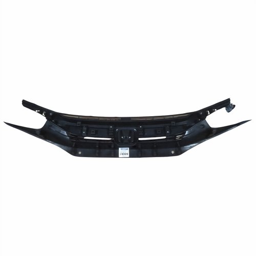 Grade Radiador Honda Civic 2017 Até 2020 Com Moldura Preta Com Furo