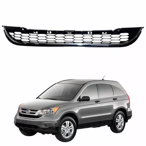 Grade Radiador Honda Crv 2010 2011 Inferior Com Moldura Cromada