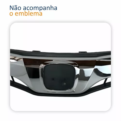 Grade Radiador Honda Fit 2012 2013 2014 Com Friso Cromado