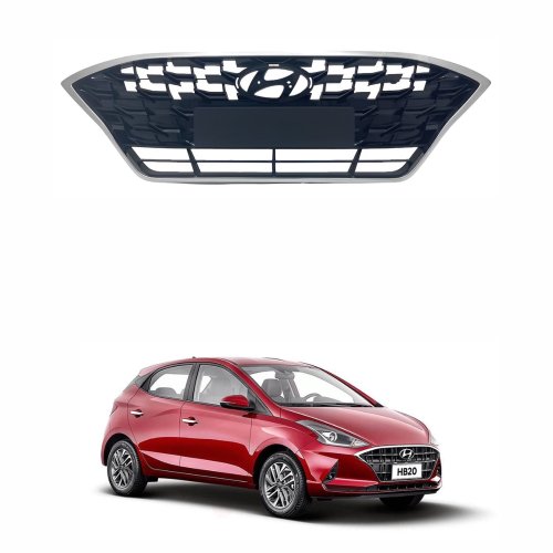 Grade Radiador Hyundai HB20x 2020 2021 2022 Com Moldura Cromada