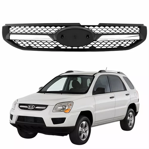 Grade Radiador Kia Sportage Ex Lx 2009 2010 Com Friso Cromado