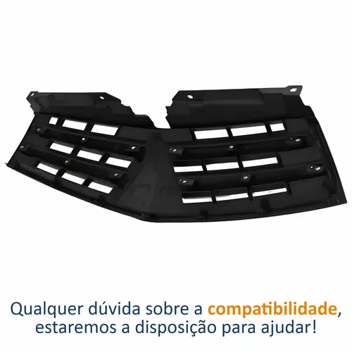 Grade Radiador Mitsubishi L200 Triton 2012 2013 2014 Cinza Escuro
