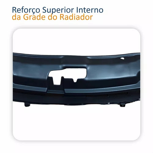 Reforço Interno Grade Dianteira Peugeot 208 2016 2017 2018 2019 2020 Superior