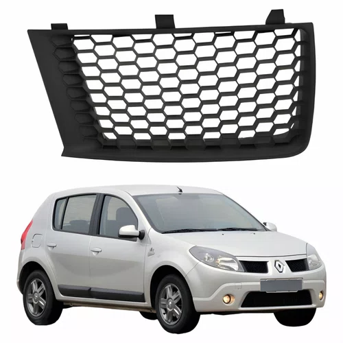 Grade Radiador Renault Sandero 2008 2009 2010 2011 Lado Direito Passageiro