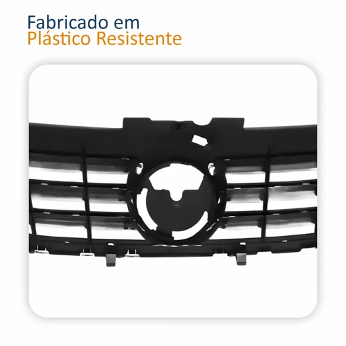 Grade Radiador Vw Bora 2008 2009 2010 2011 Com Friso Cromado