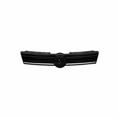 Grade Radiador Vw Gol G7 2016 2017 2018 Black Piano com Friso Cromado