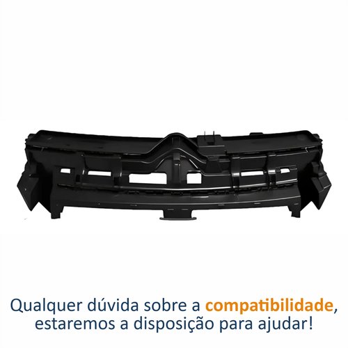 Grade Radiador Citroen C4 Cactus 2019 Até 2024 Com Friso Cromado
