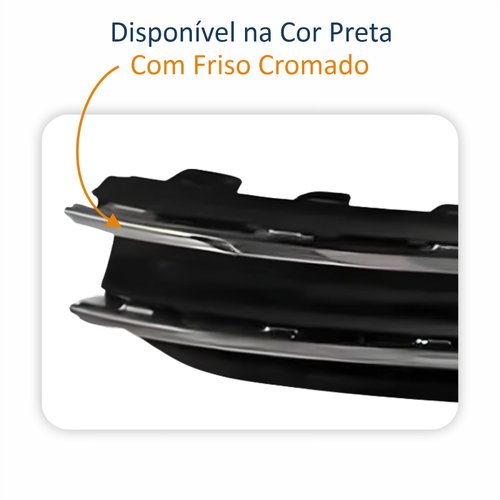 Grade Radiador Citroen C4 Cactus 2019 Até 2024 Com Friso Cromado