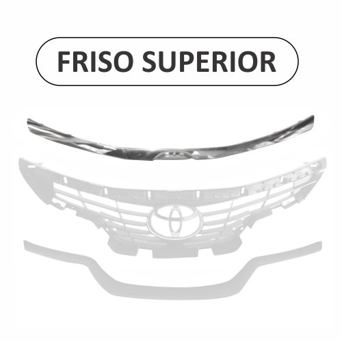 Grade Radiador Completa Toyota Etios 2018 2019 2020 Com Frisos Cromado