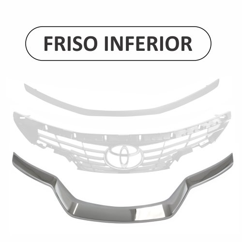Grade Radiador Completa Toyota Etios 2018 2019 2020 Com Frisos Cromado