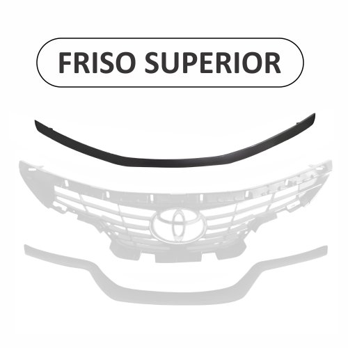 Grade Radiador Completa Toyota Etios 2018 2019 2020 Com Frisos Preto