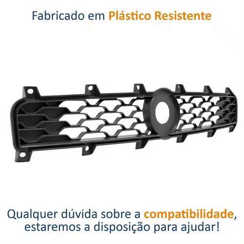 Grade Radiador Fiat Strada Working 2014 Até 2019