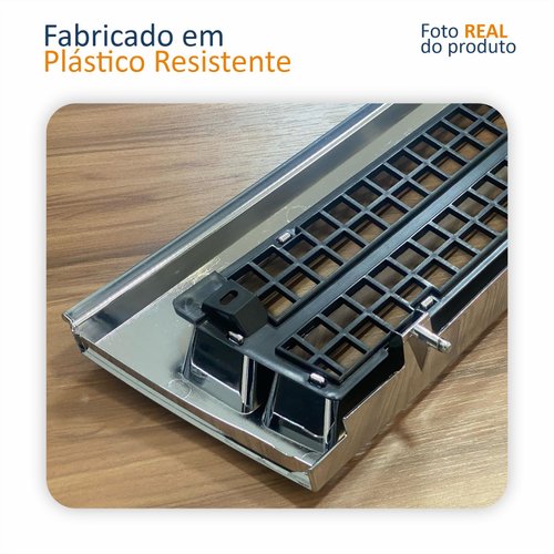Grade Radiador Fiat Uno 1991 1992 1993 1994 1995 Cromado