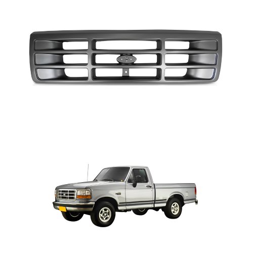 Grade Radiador Ford F-1000 1997 1998 1999 Cinza