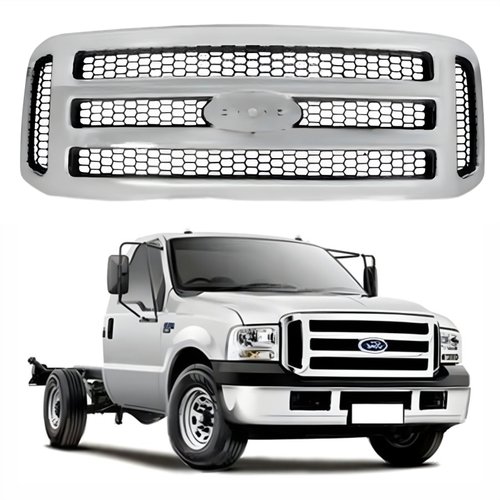 Grade Radiador Ford F350 2013 até 2018 Cromada