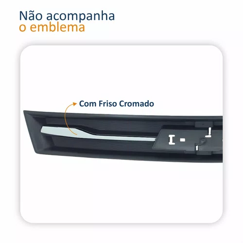 Grade Radiador Gm Tracker 2017 2018 2019 2020 Com Friso Cromado