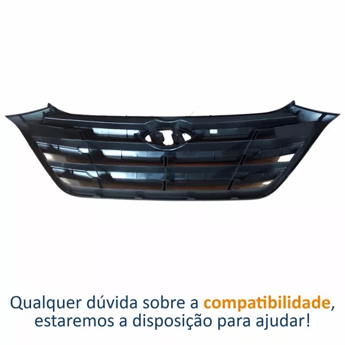 Grade Radiador Hyundai Tucson 2017 Até 2023 Com Moldura Cinza