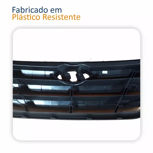Grade Radiador Hyundai Tucson 2017 Até 2023 Com Moldura Cinza