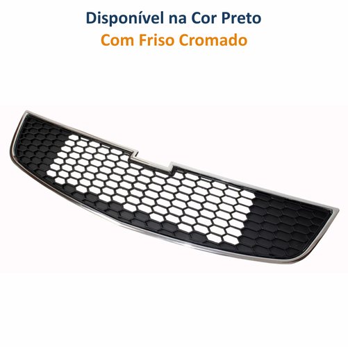 Grade Radiador Inferior Gm Cruze Sedan 2010 Até 2015 Com Friso Cromado FIPPARTS