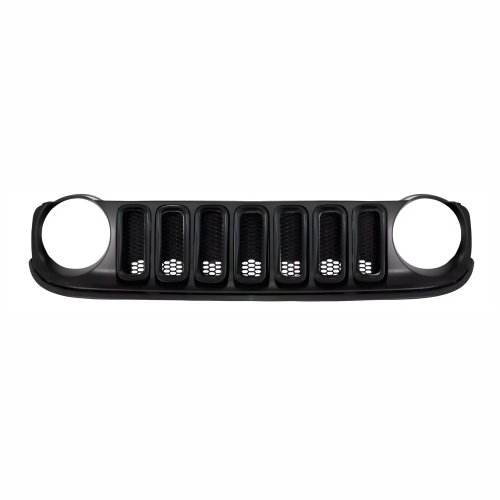 Grade Radiador Jeep Renegade 2015 Até 2018 Com Frisos Black Piano - Completa