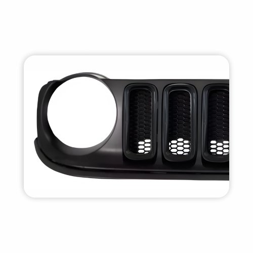 Grade Radiador Jeep Renegade 2015 Até 2018 Com Frisos Black Piano - Completa