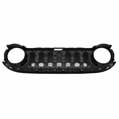 Grade Radiador Jeep Renegade 2015 Até 2018 Com Frisos Black Piano - Completa
