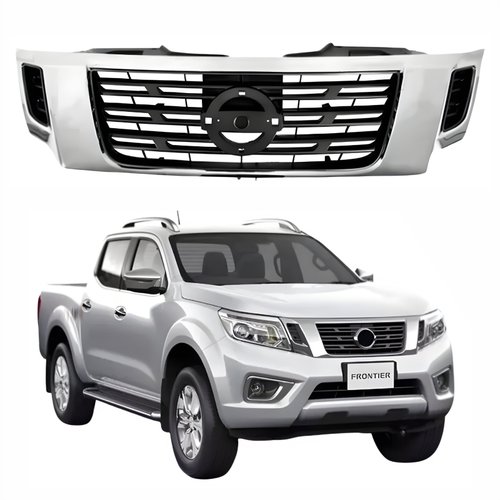 Grade Radiador Nissan Frontier 2017 Até 2020 Cromada