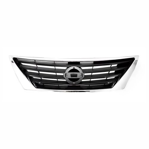 Grade Radiador Nissan Versa 2011 2012 2013 2014 Com Friso Cromado