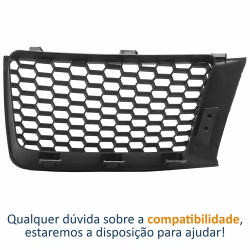 Grade Radiador Renault Sandero 2008 2009 2010 2011 Lado Direito Passageiro