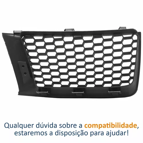 Grade Radiador Renault Sandero 2008 2009 2010 2011 Lado Esquerdo Motorista