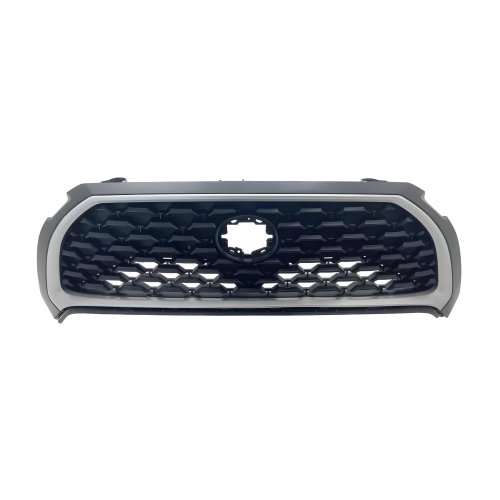 Grade Radiador Toyota Corolla Cross 2020 Até 2023 Preta Com Moldura Cinza