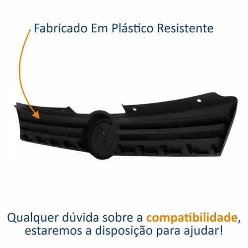Grade Radiador Vw Gol G6 2013 Até 2016 ORIGINAL Black Piano