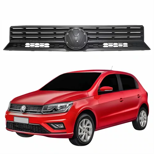 Grade Radiador Vw Gol G8 2021 Até 2023 Texturizada