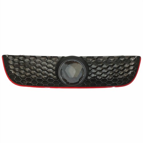 Grade Radiador Vw Polo 2007 Até 2015 Com Friso Vermelho