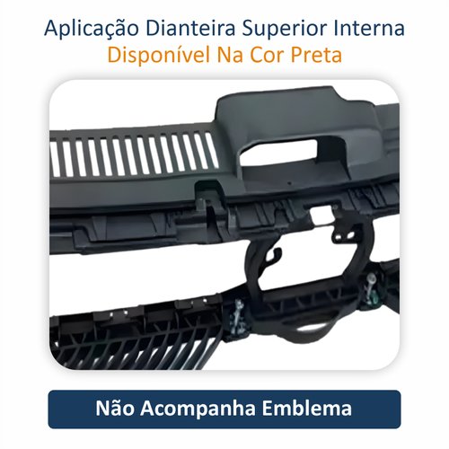 Grade Radiador Vw Polo 2018 Até 2022 Interna