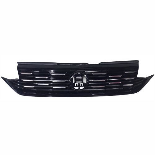 Grade Radiador Vw T-Cross 2019 Até 2023 Black Piano Com Detalhes Cromados E Friso Black Piano