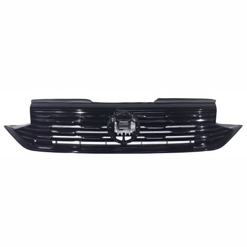 Grade Radiador Vw T-Cross 2019 Até 2023 Black Piano Com Detalhes e Friso Black Piano