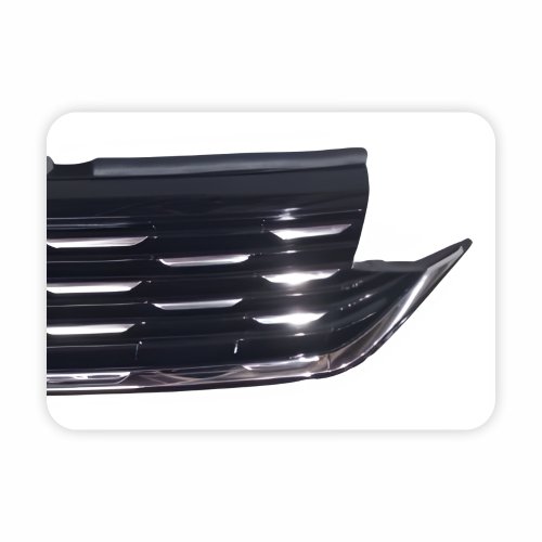 Grade Radiador Vw T-Cross 2019 Até 2023 Black Piano Com Detalhes e Friso Cromado