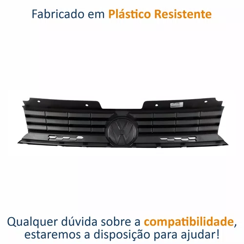 Grade Radiador Vw Voyage G8 2021 Até 2023 Texturizada